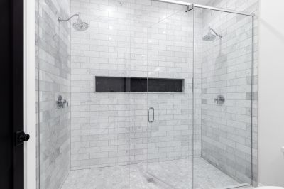 Open Concept Shower Area
